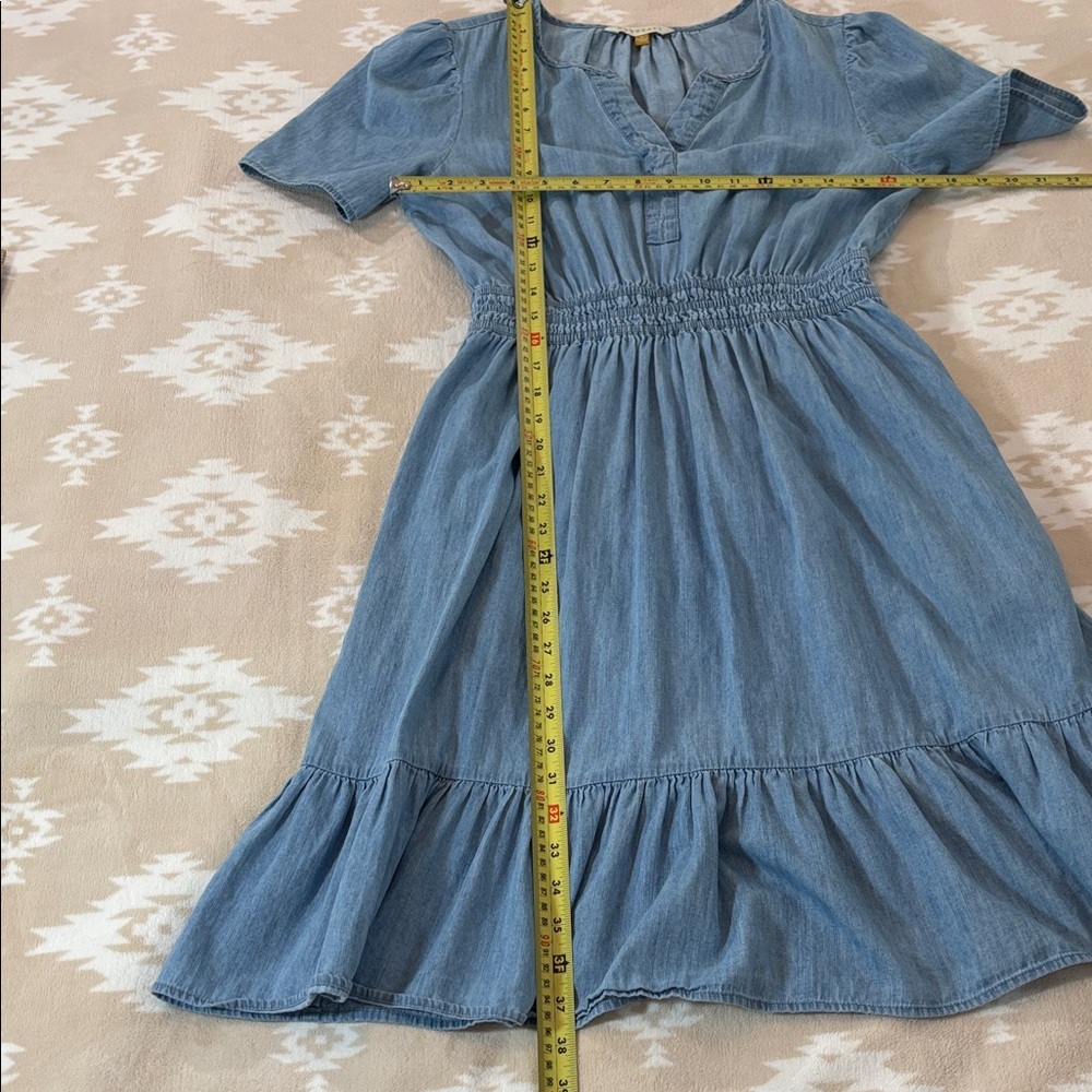 DownEast Denim Dress With Pockets - Picture 6 of 10